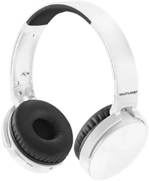 Headphone Premium Bluetooth SD / AUX / FM Branco Multilaser - PH265