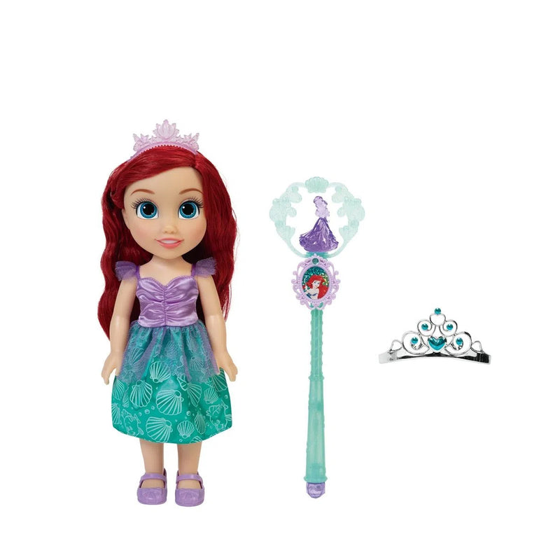 Boneca Princesas Disney Com Varinha e Tiara Multikids