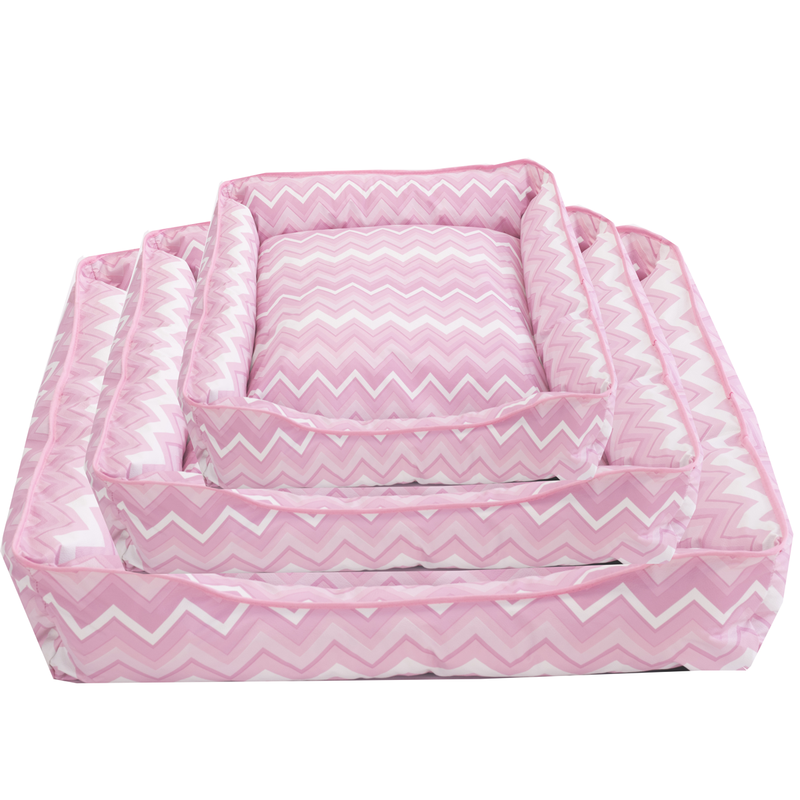 Cama Pet  Zig Rosa  Impermeável Deccoralle