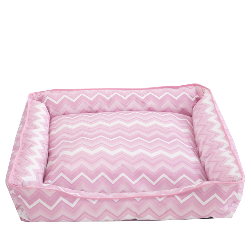 Cama Pet  Zig Rosa  Impermeável Deccoralle