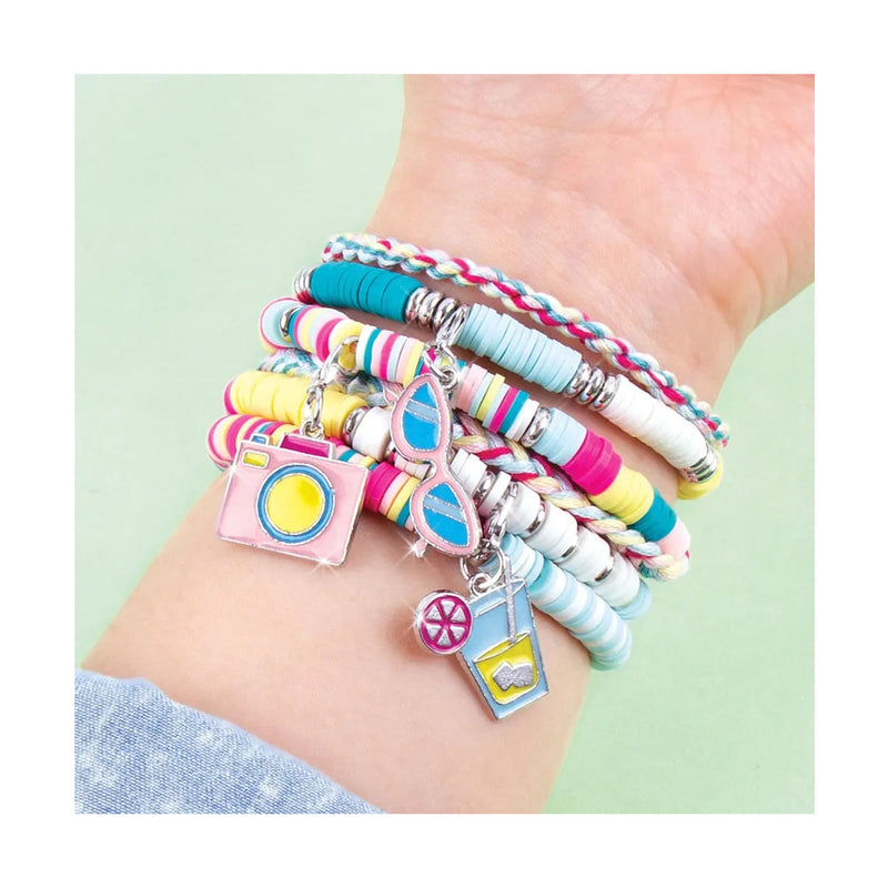 my style by make it real kit pulseiras summer vibes 531 peças multikids