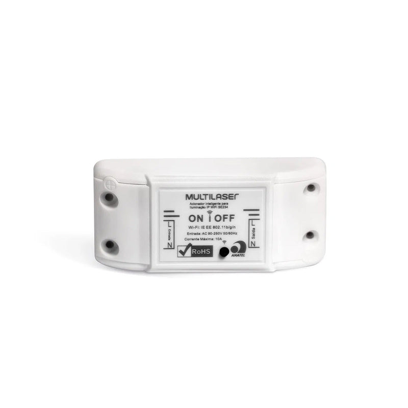 Acionador Inteligente Para Interruptor de Iluminação Wi-Fi - Multilaser Liv - SE234 - BePix