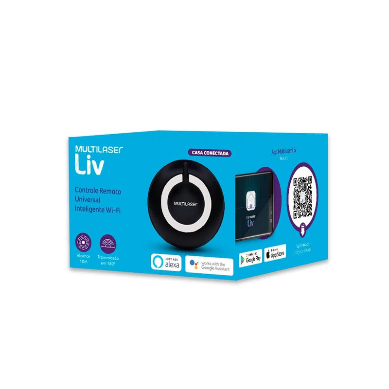 Controle Remoto Universal Inteligente Multilaser Liv SE226 WiFi Preto - BePix