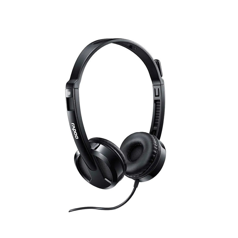 Headset multilaser rapoo usb preto h120 - RA020 - BePix