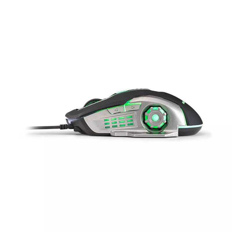 Mouse Gamer DPI 2400 Preto/Grafite Multilaser - MO269 - BePix