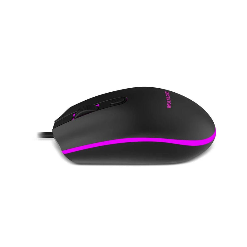 Mouse Gamer Multilaser 2400DPI LED 7 Cores Multilaser MO298 - BePix