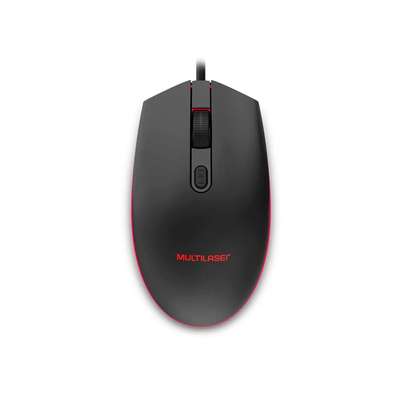 Mouse Gamer Multilaser 2400DPI LED 7 Cores Multilaser MO298 - BePix