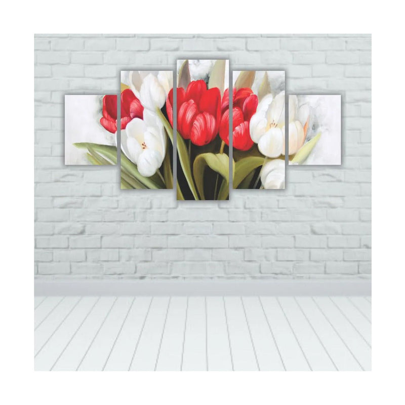 Quadros Decorativos Floral Flores Tulipas Coloridas - BePix